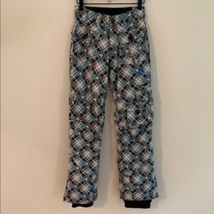 Sims Plaid Snowboarding Pants With Pockets Size XS Ski Snow Winter